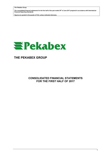 Vorschaubild Pekabex Halbjahresbericht 2017-h1