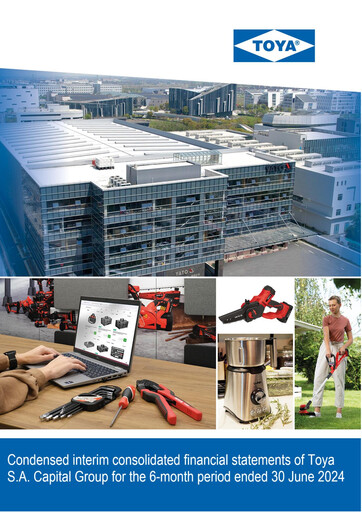 Thumbnail TOYA S.A. Half-year Report 2024-h1