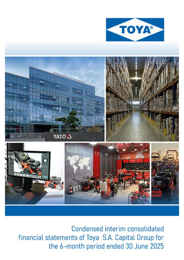 Thumbnail TOYA S.A. Half-year Report 2025-h1