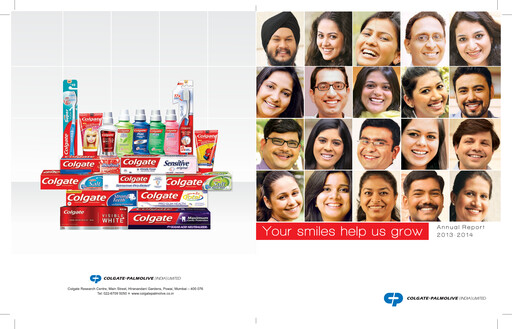 Thumbnail Colgate-Palmolive India Annual Report 2013-2014