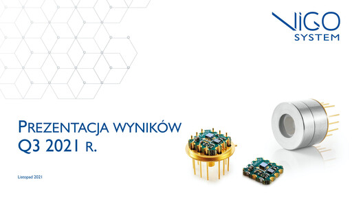 Thumbnail VIGO Photonics Quarterly Report 2021-q3