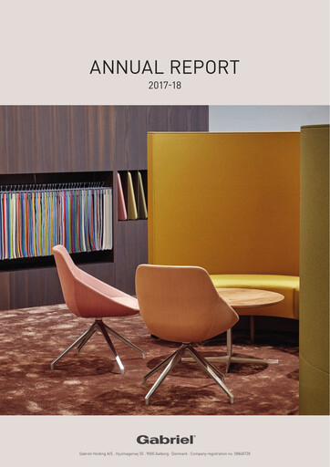 Thumbnail Gabriel Holding A/S Annual Report 2017-2018
