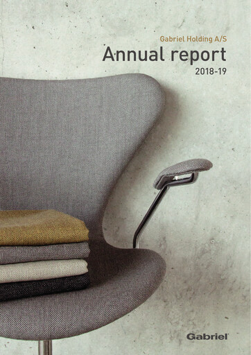 Thumbnail Gabriel Holding A/S Annual Report 2018-2019