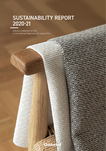 Thumbnail Gabriel Holding A/S Sustainability Report 2020-2021