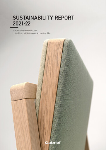 Thumbnail Gabriel Holding A/S Sustainability Report 2021-2022