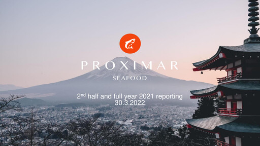Thumbnail Proximar Seafood Annual Report 2021