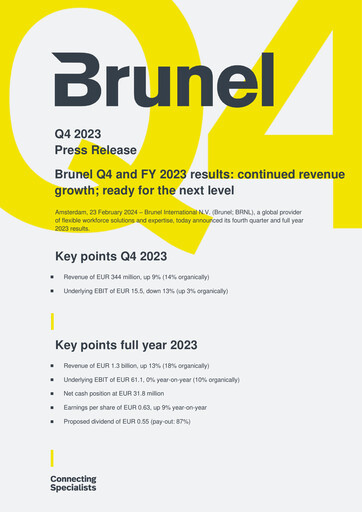 Thumbnail Brunel International Financial Statement 2023