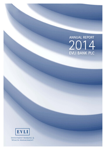 Thumbnail Evli Annual Report 2014