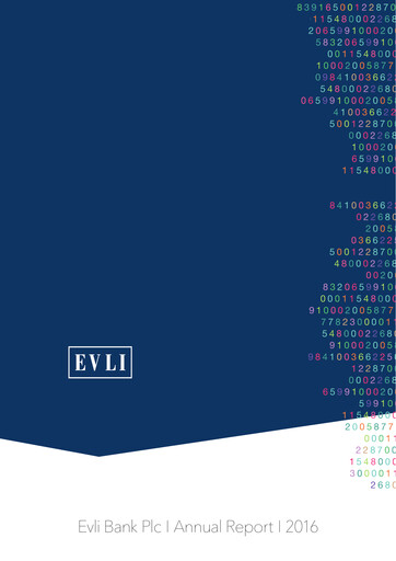 Thumbnail Evli Annual Report 2016