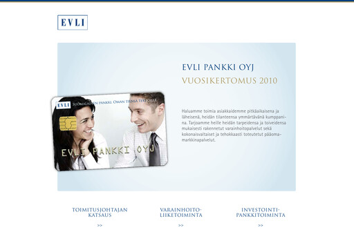Thumbnail Evli Annual Report 2010