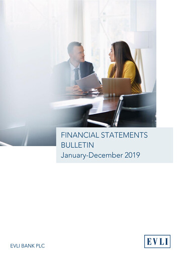 Thumbnail Evli Financial Statement 2019