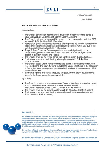 Thumbnail Evli Half-year Report 2010