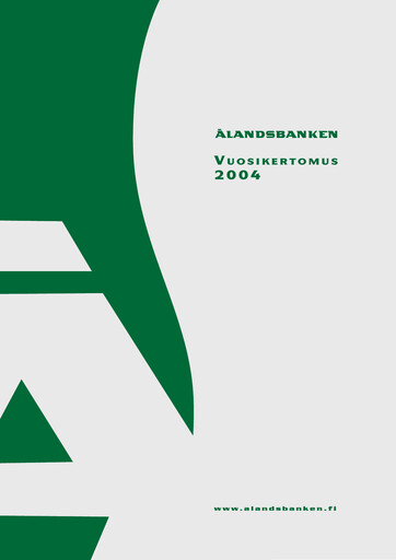 Thumbnail Ålandsbanken Annual Report 2004