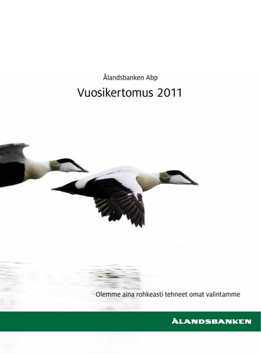 Thumbnail Ålandsbanken Annual Report 2011