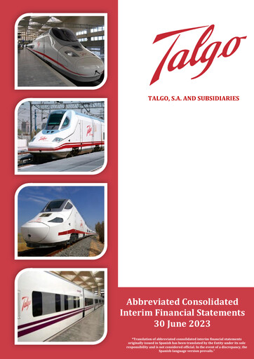 Thumbnail Talgo S.A. Half-year Report 2023-h1