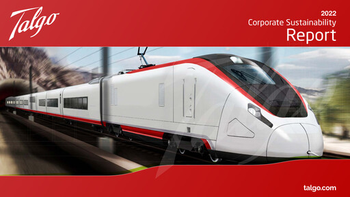 Vorschaubild Talgo S.A. Nachhaltigkeitsbericht 2022