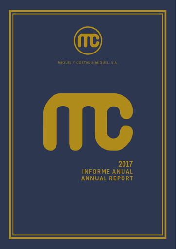 Vorschaubild Miquel y Costas & Miquel Jahresbericht 2017