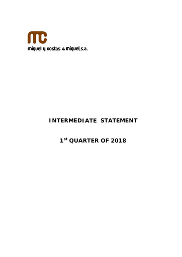 Thumbnail Miquel y Costas & Miquel Quarterly Report 2018-q1