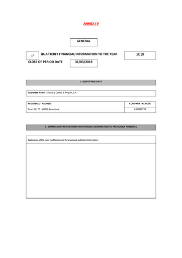 Thumbnail Miquel y Costas & Miquel Quarterly Report 2019-q1