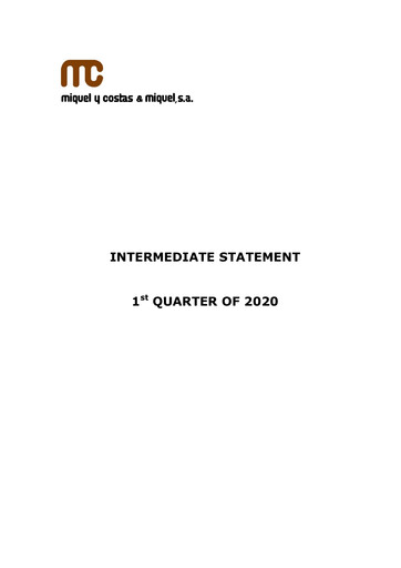 Thumbnail Miquel y Costas & Miquel Quarterly Report 2020-q1