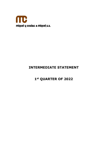 Thumbnail Miquel y Costas & Miquel Quarterly Report 2022-q1
