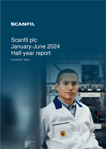 Miniature Scanfil Rapport semestriel 2024-h1