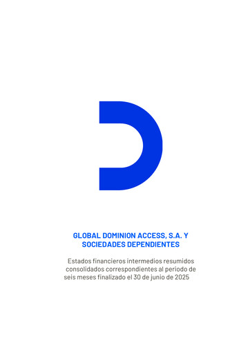 Thumbnail Global Dominion Access Financial Statement 2025-h1