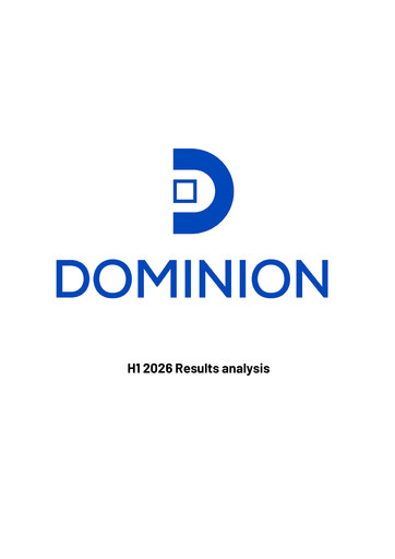 Thumbnail Global Dominion Access Half-year Report 2026-h1