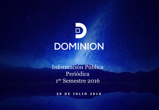 Thumbnail Global Dominion Access Half-year Report 2016-h1