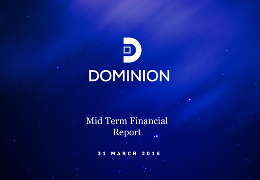 Miniature Global Dominion Access Rapport trimestriel 2016-q1
