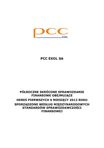 Thumbnail PCC Exol Half-year Report 2012-h1