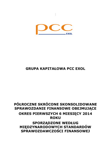 Thumbnail PCC Exol Half-year Report 2014-h1