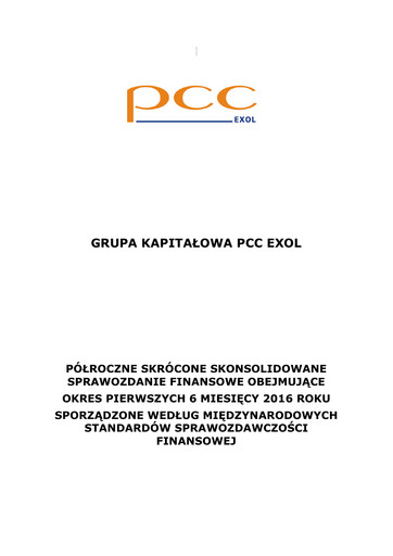 Thumbnail PCC Exol Half-year Report 2016-h1