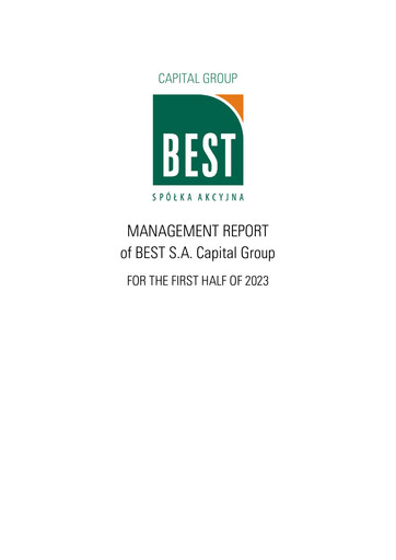 Thumbnail BEST S.A. Financial Report 2023-h1