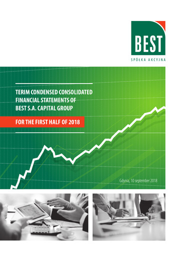 Miniature BEST S.A. Rapport semestriel 2018-h1