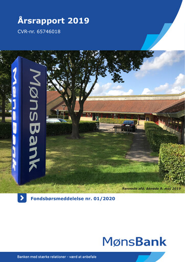 Thumbnail Møns Bank Annual Report 2019