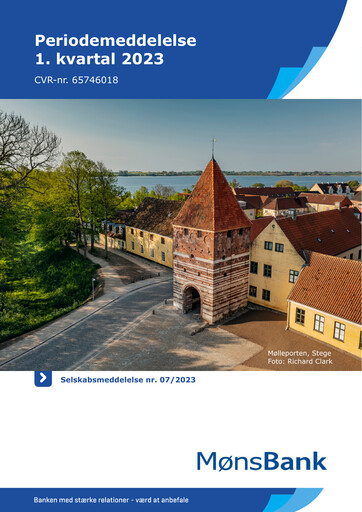 Thumbnail Møns Bank Quarterly Report 2023-q1