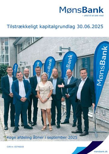 Thumbnail Møns Bank Quarterly Report 2025-q2