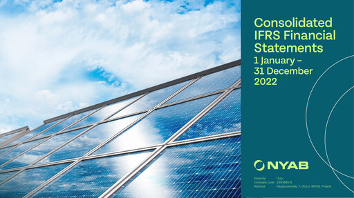 Thumbnail Nyab AB Financial Statement 2022