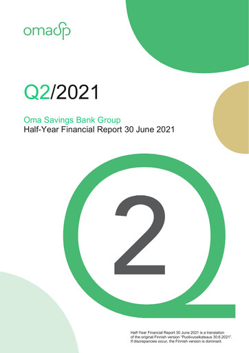 Thumbnail Oma Säästöpankki Half-year Report 2021