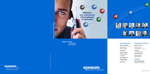 Thumbnail Econocom Group Annual Report 2005