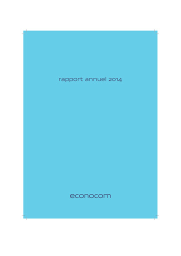 Thumbnail Econocom Group Annual Report 2014