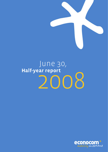 Thumbnail Econocom Group Half-year Report 2008-h1