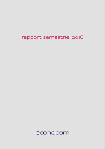 Thumbnail Econocom Group Half-year Report 2016-h1