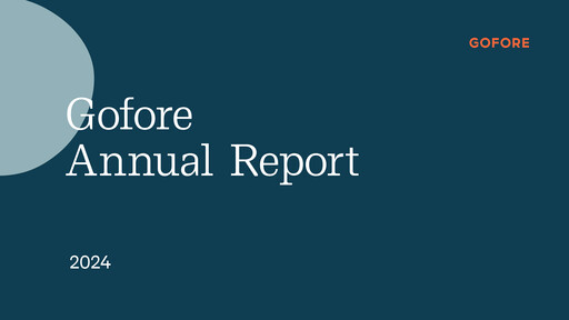 Thumbnail Gofore Oyj Annual Report 2024