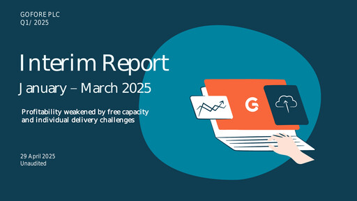 Thumbnail Gofore Oyj Quarterly Report 2025-q1
