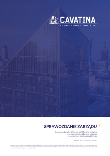 Thumbnail Cavatina Holding Spólka Akcyjna Annual Report 2024