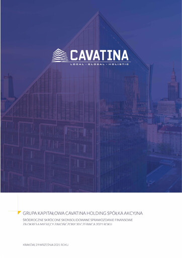 Thumbnail Cavatina Holding Spólka Akcyjna Financial Statement 2021-h1