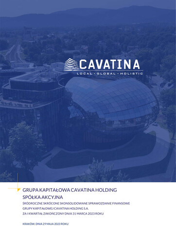 Thumbnail Cavatina Holding Spólka Akcyjna Financial Statement 2023-q1