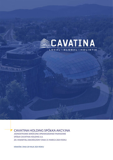 Thumbnail Cavatina Holding Spólka Akcyjna Financial Statement 2024-q1